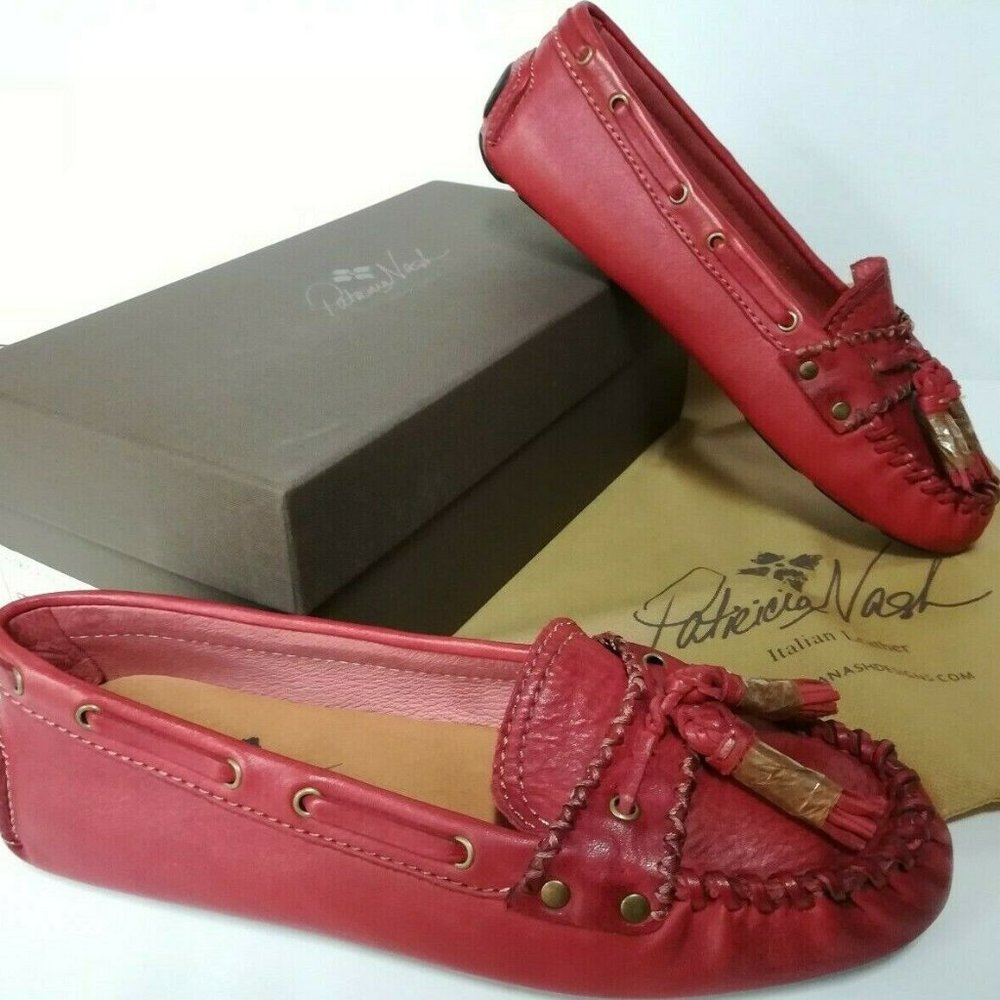 PATRICIA NASH DOMENICA RED SHOE POLISH FOR WOMEN